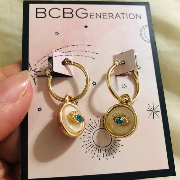 BCBGeneration Evil Eye Earrings - Picture 4 of 4